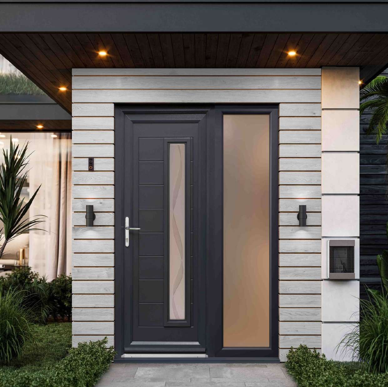 Entrance security door