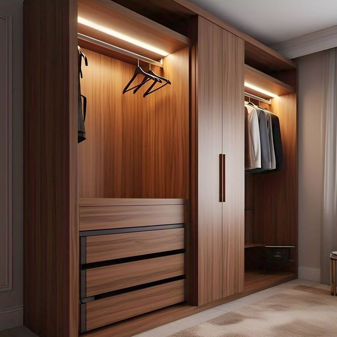 Custom wardrobe interior